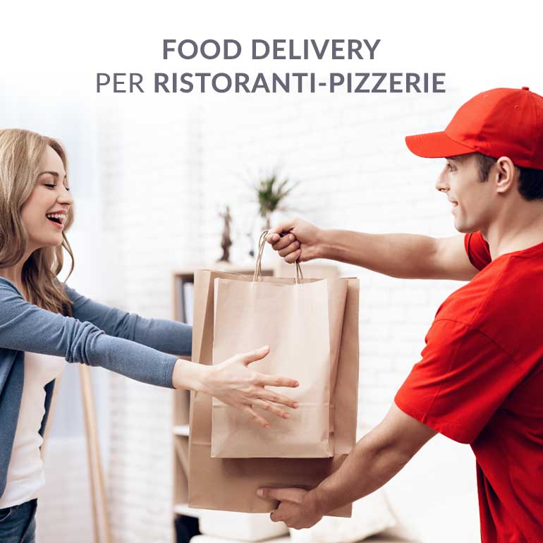 Food Delivery: Ordinazioni online per ristoranti, pizzerie e bar con consegna a domicilio o take-away.