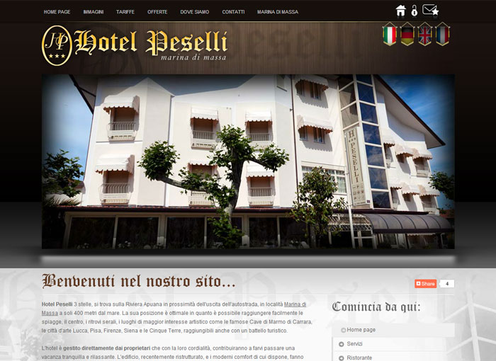 Hotel Peselli a Marina di Massa
