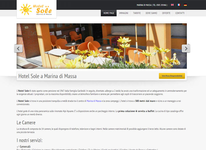 Hotel Sole a Marina di Massa