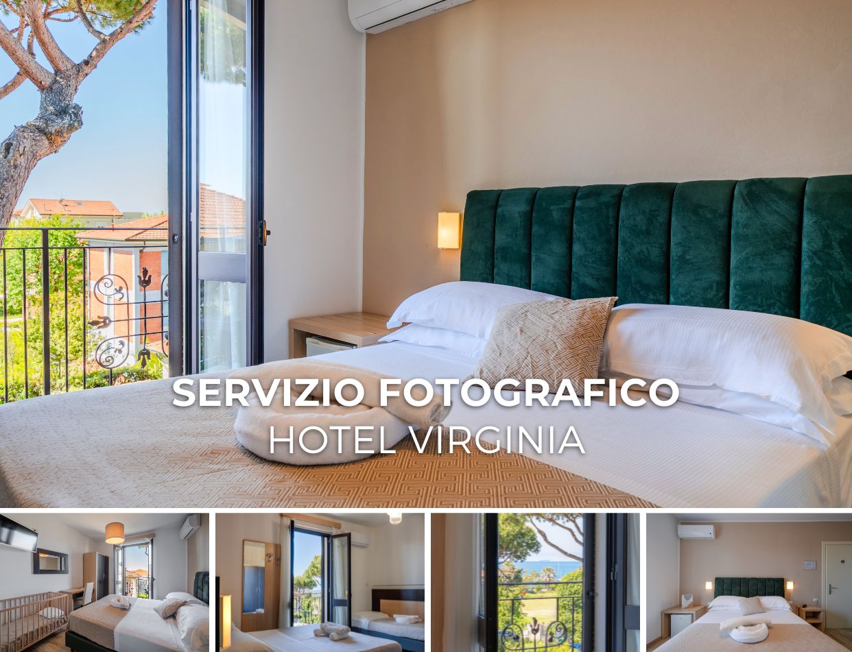 Servizio Fotografico Camere Hotel Virginia a Marina di Massa